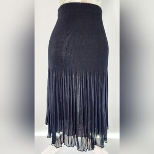 Vintage Caelian pleated fit & flare skirt